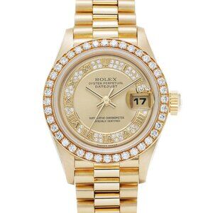 ROLEX Datejust 69138MR L series (manufactured around 1989) Champagne/Milliar...